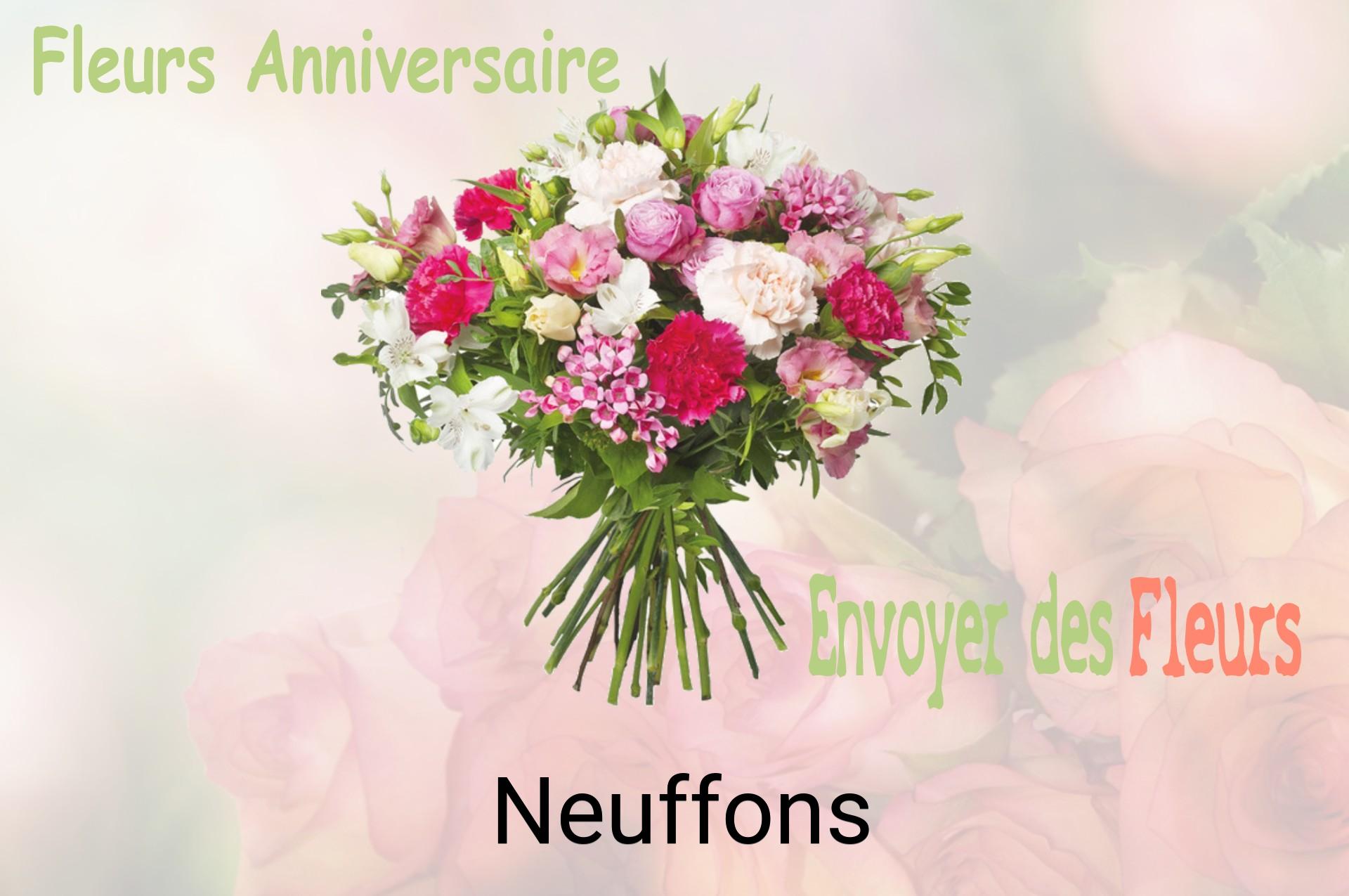 Bouquet de fleurs d’anniversaire livré à Neuffons