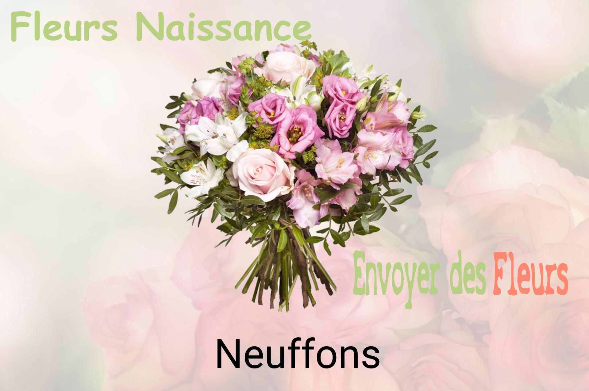 Bouquet de fleurs de naissance livré à Neuffons